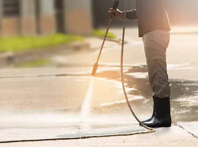 pressure-washing